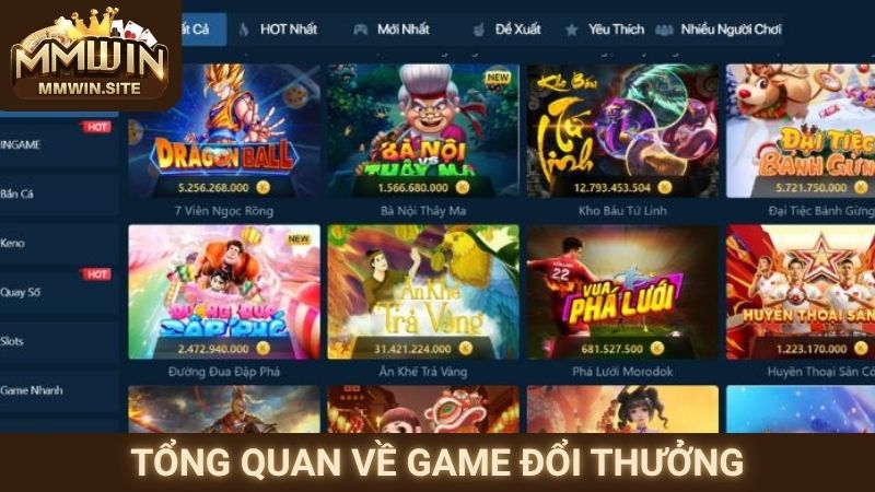 Tổng quan về game đổi thưởng