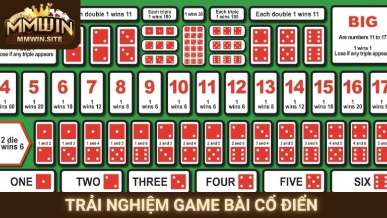 Trải nghiệm game bài cổ điển 