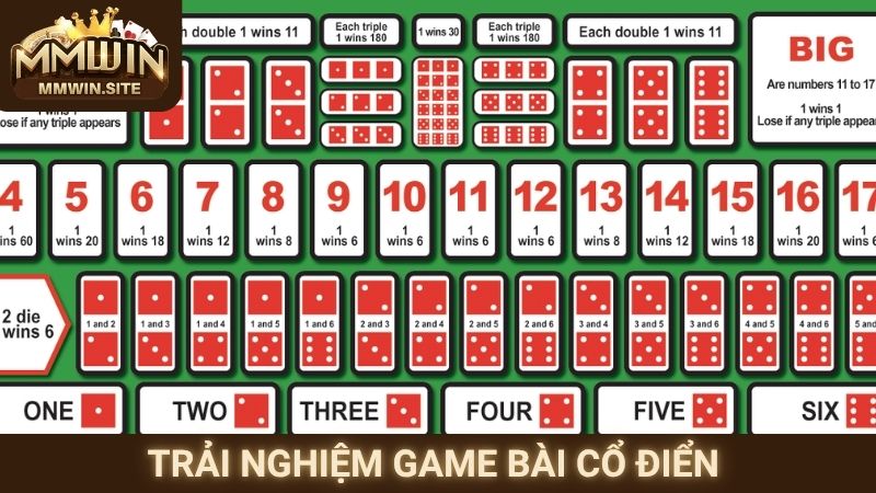 Trải nghiệm game bài cổ điển 