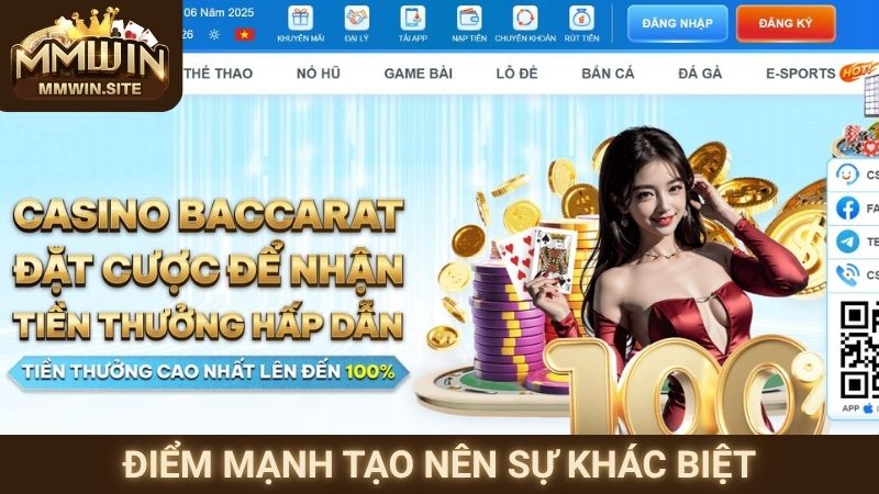 Điểm mạnh tạo nên sự khác biệt của cổng game