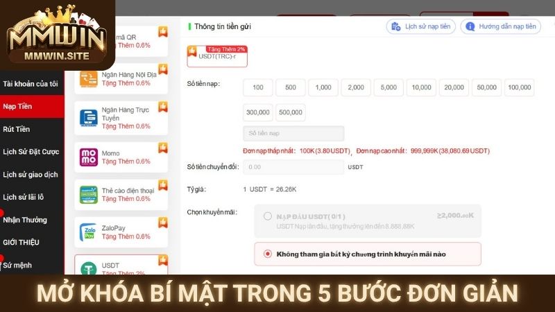 Mở khóa bí mật trong 5 bước đơn giản